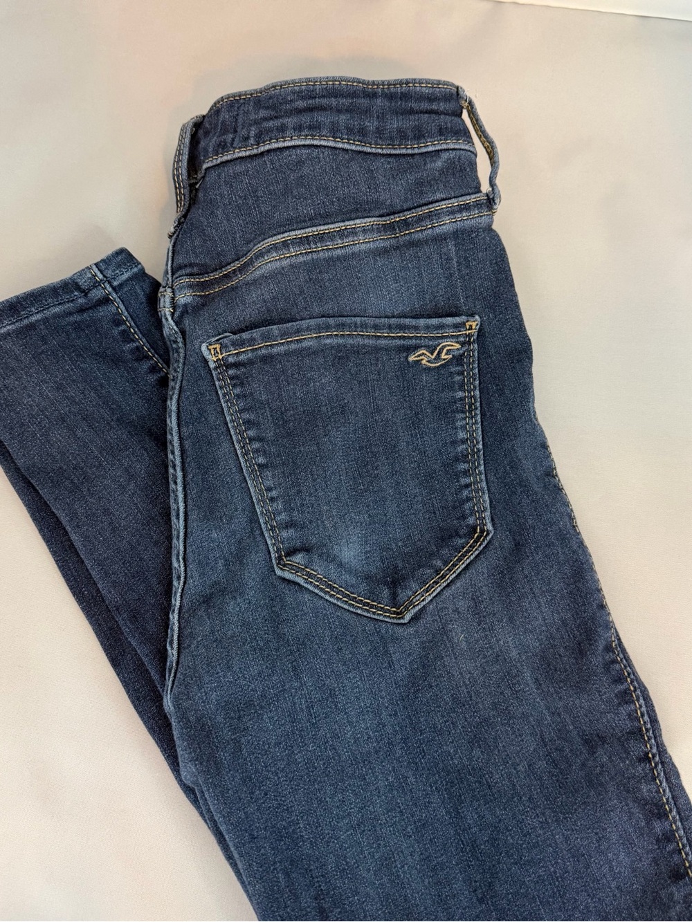Hollister Juniors Dark Indigo Skinny Jeans